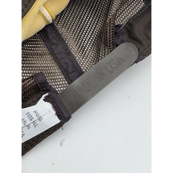 Vintage MAC Trucker Hat Brown Snapback Mesh Made in USA - Picture 6 of 10